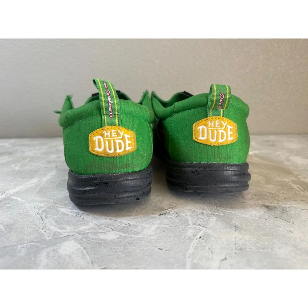 Hey Dude Wally NASCAR Dale Earnhardt Jr Sun Drop Green Shoes Mens 11‎